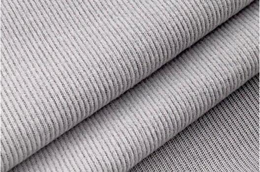 Трикотаж с вискозой ворсовый, дымчато-серый (310)