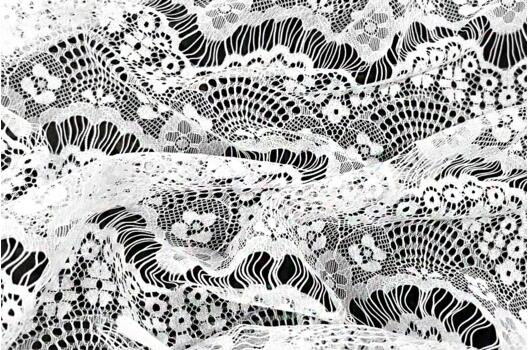 Гипюр Реснички, белый